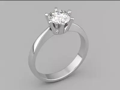 Premium 3D Ring Set  US6  US7  US12  High-Detail STL 3D print model