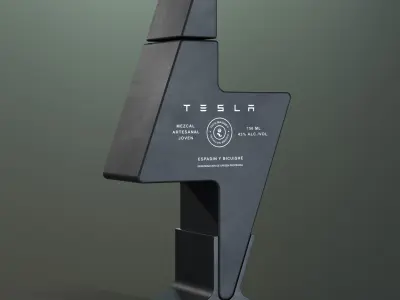 Tesla Mezcal Low-poly 3D model