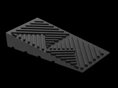 Squat Wedge Block for Fitness 3D model