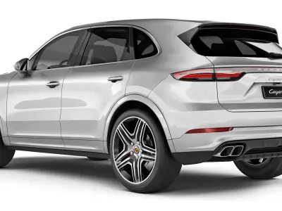 Porsche Cayenne Turbo 2018 3D model