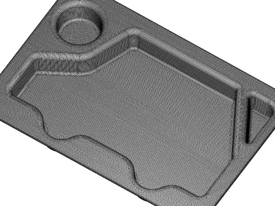 Kids Car Dinner Plate 3D print model