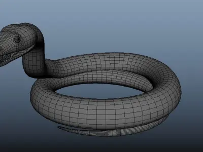 Snake Rig 3D model purchase