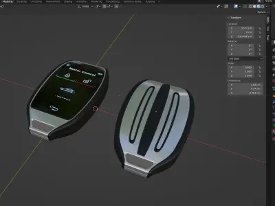 CAR KEY 06 3D model