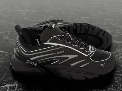 CHRISTIAN DIOR B32 3D SHOES 3D model