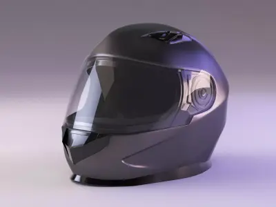 Acerbis X-STREET Helmet Low-poly 3D model
