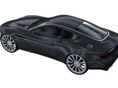 Aston Martin - 2001 - V12 Vanquish 3D model