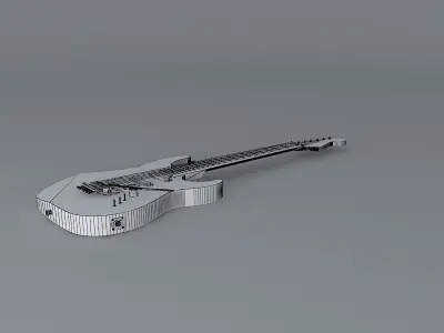 Haunted forestguitar Free 3D model