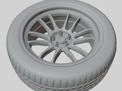 Cosmis Racing XT206R with Toyo Tires 3D model