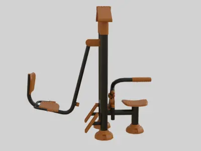 Playground Sport Equipment - 01 3D model