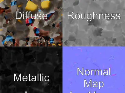 Vibrant Mandrill 3D Model with Blue and Red Markings Low-poly 3D model