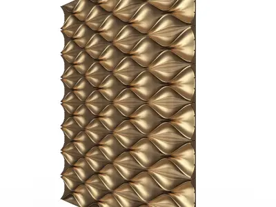3D Wall Panel 012 Low-poly 3D model