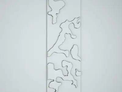 Teak Root Mirror 6 3D model