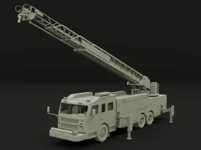 Firetruck Viper 3D model