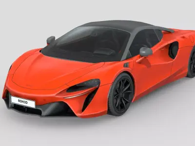 McLaren Artura 2024 Low-poly 3D model