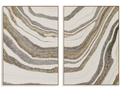 Abstract Painting Frame set 3D model 37