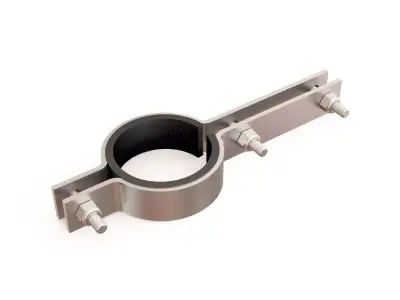 Pipe clamp 04 3D model