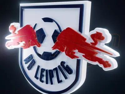 RB Leipzig logo - Cinematic - 3D print 3D model