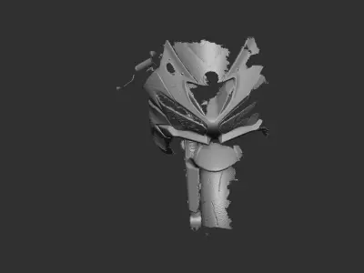 Kawasaki-ZX6R-2019 3D model