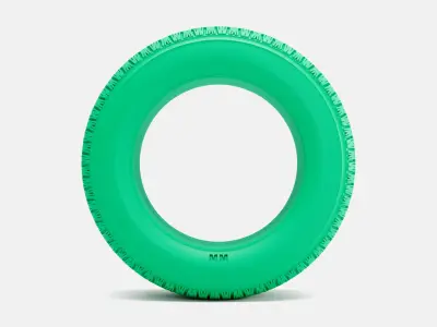 15x8 BFGoodrich Radial TA Tire 245-60-15 3D print model