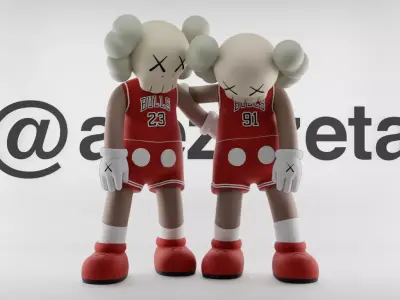 Kaws Chicago Bulls Along The Way for Print 3D print model