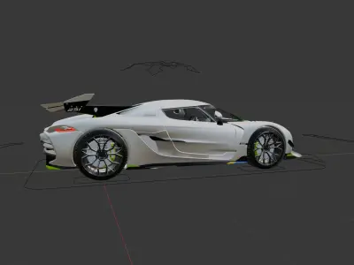 Ultra Realistic Koenigsegg Jesko 3D model 3D model