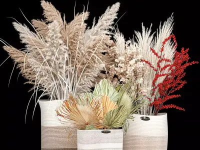 Bouquets for wedding decoration 233 3D model