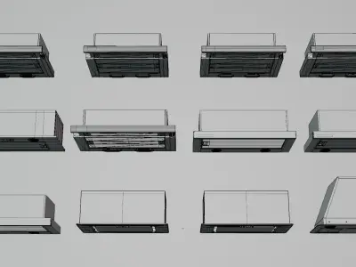 Range hoods  3D model
