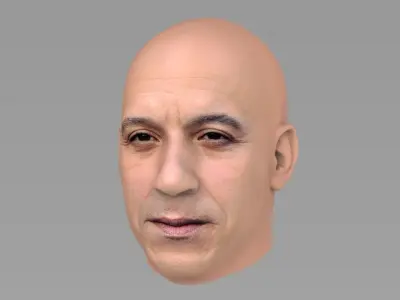 Vin Diesel 3D model
