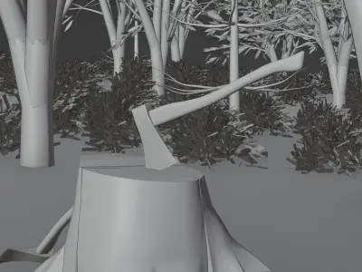 Forest Scene Free 3D model