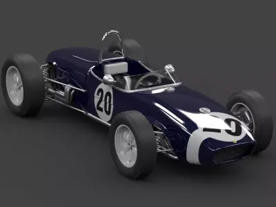 Lotus 18 Formula-1 3D model