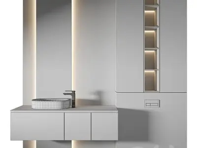 Luxury Bathroom 295 3D model