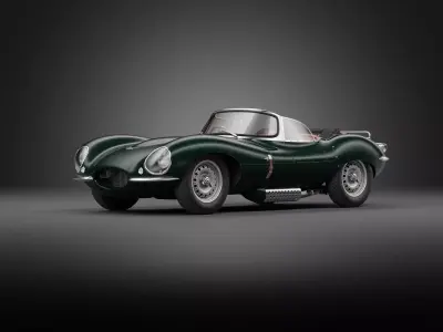 1957 Jaguar XKSS 3D model