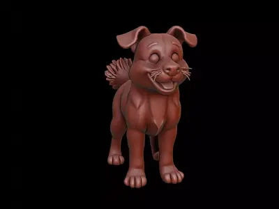 Dog Animal Sculpture 3D print model buy