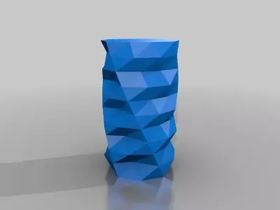 Poly Vase Free 3D print model get