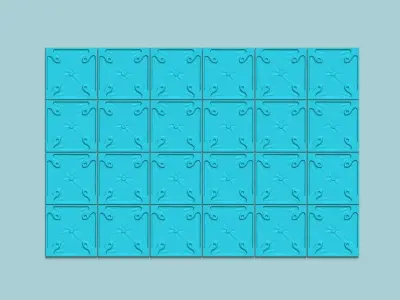 Wall Panel A11 Cloth - Interior Design Decoration 3D print model