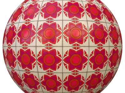 tile patterned 121-seamless-4k-pbr  Texture