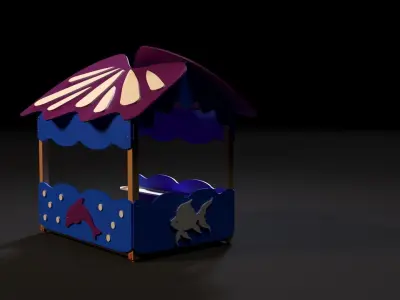 Childrens play house 3D model purchase