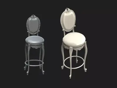 vintage chair 3  3D model