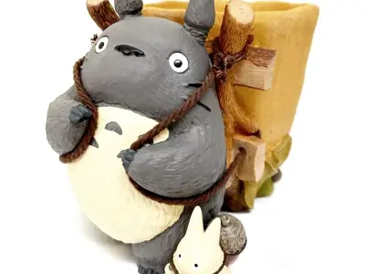 Studio Ghibli My Neighbor Totoro Planter Delivery tePlant Pot 3D print model