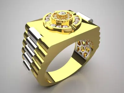 luxury man ring ror0055 3D print model