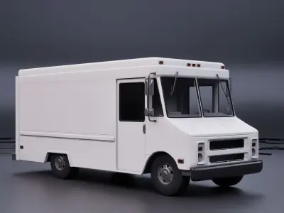 Step Van 3D model