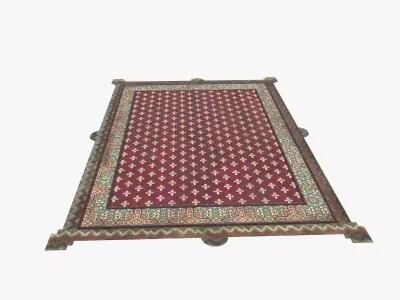 Medieval Carpet V1 Low-poly 3D model
