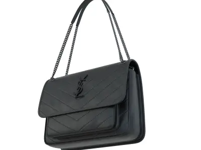 YSL Saint Laurent Niki Bag 3D Model Pack