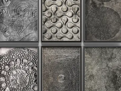 Collection of paintings for walls 13 3D model