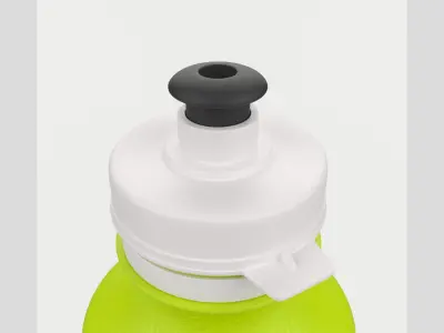 Fitness Bicycle Water Bottle 700ml Low High Poly 3D model