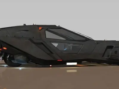 Blade-Runner 2049 Peugeot Police Spinner update 3D model