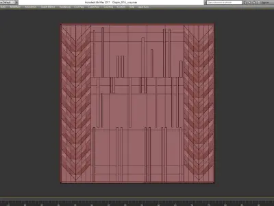 Wall Panel Decoration 3d model Low-poly 3D model 3