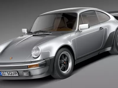 Porsche 911 930 Turbo 1975 3D model