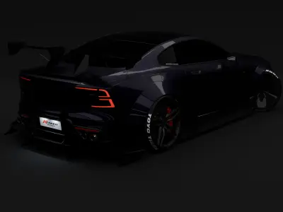 Polestar 1 GTR  Free 3D model