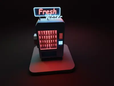 Vending machine  Free 3D model